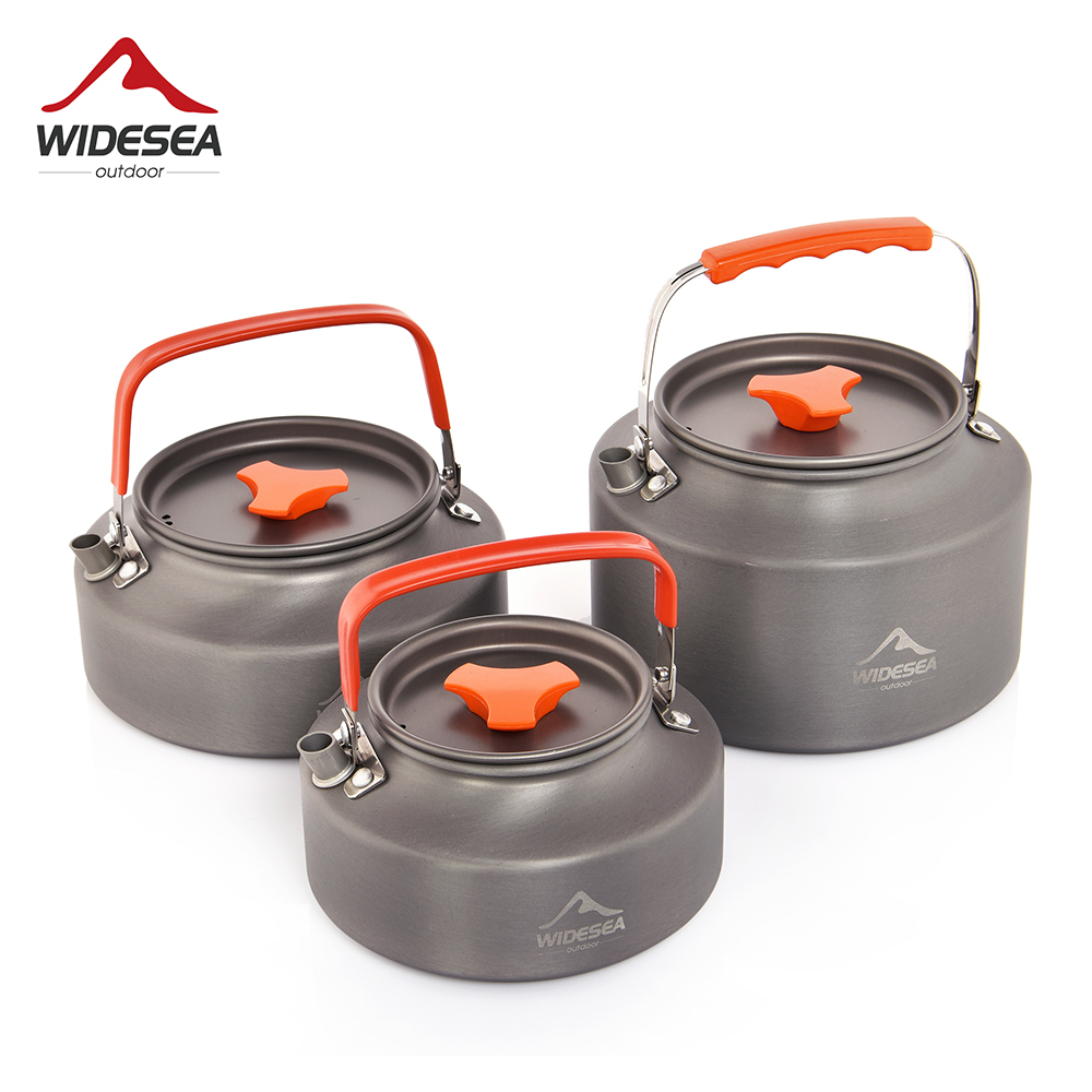 Camping Cooking Unit - Widesea 1.1L 2L1.5L キャンプウォーターケトル屋外コーヒーケトル食器ピクニックセット用品機器調理器具観光調理器具