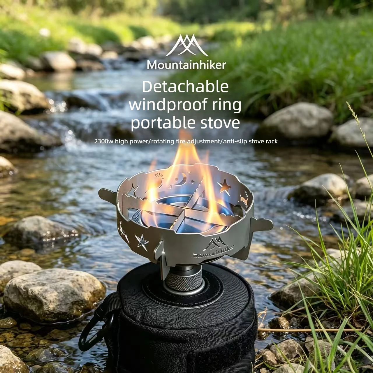 Camping Cooking Windscreen - キャンプストーブ用着脱式防風リング アウトドアストーブ用風防 高温耐性 キャンプ ピクニック 調理用品