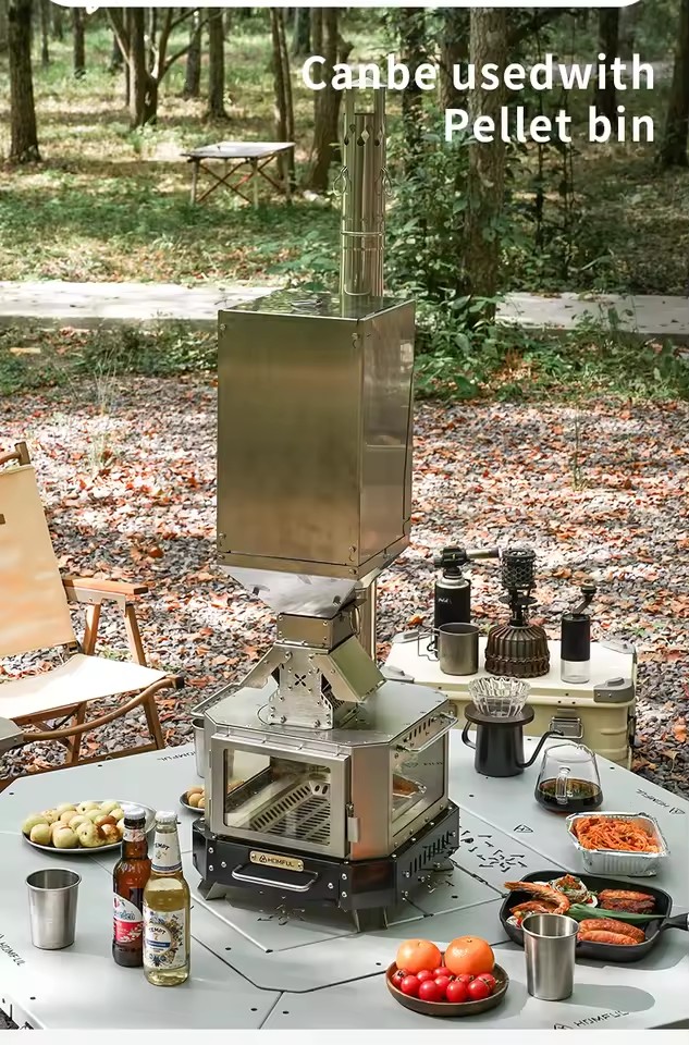 HOMFUL ポータブル薪ストーブ 家庭用暖房 薪焚き式 ポ - Camping Cooking Unit のレビューと価格
