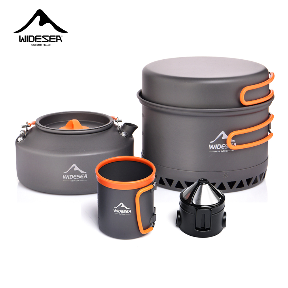 キャンプ食器アウトドア調理器具セットポット観光ケトルコーヒー - Camping Outdoor Cooking Set のレビューと価格
