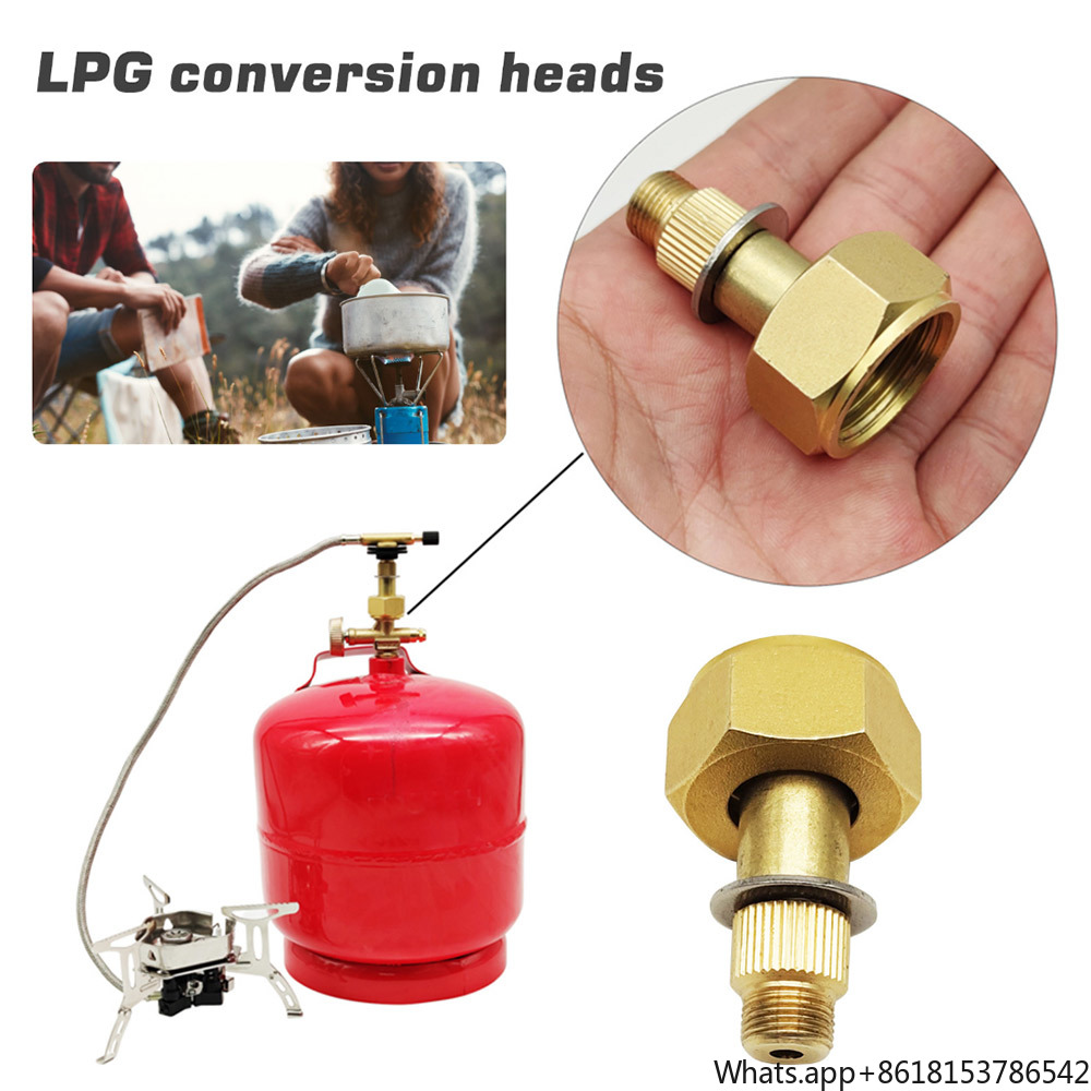 キャンプ用ガスコンロ変換アダプター（アルミニウム合金製、LP - Camping Cooking Area のレビューと価格