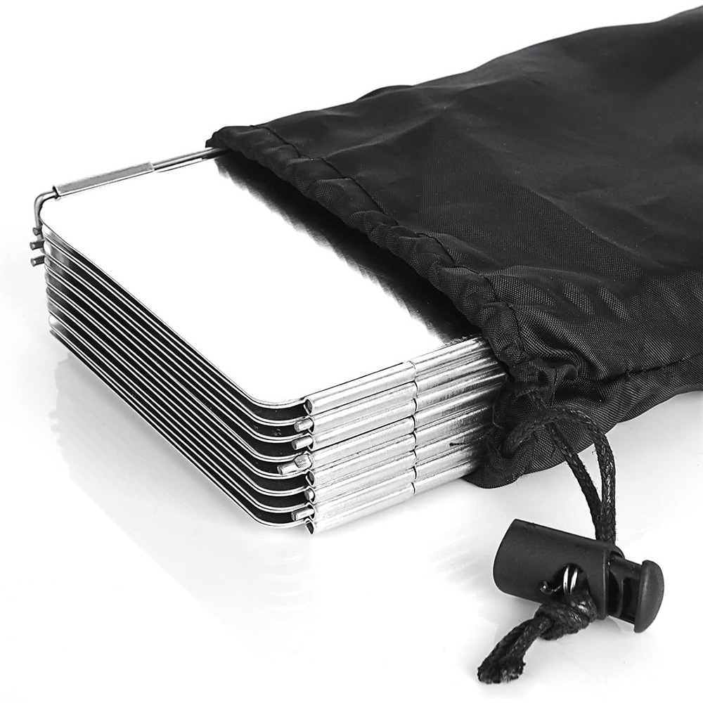 軽量折りたたみ式キャンプストーブ風よけ9/10/8プレートガ - Camping Cooking Windscreen のレビューと価格