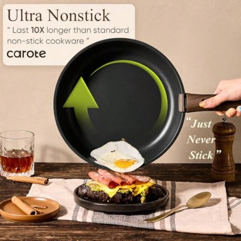 19点セット ノンスティック鍋フライパンセット、取り外し可能 - Camping Cooking Set Detachable Handle のレビューと価格