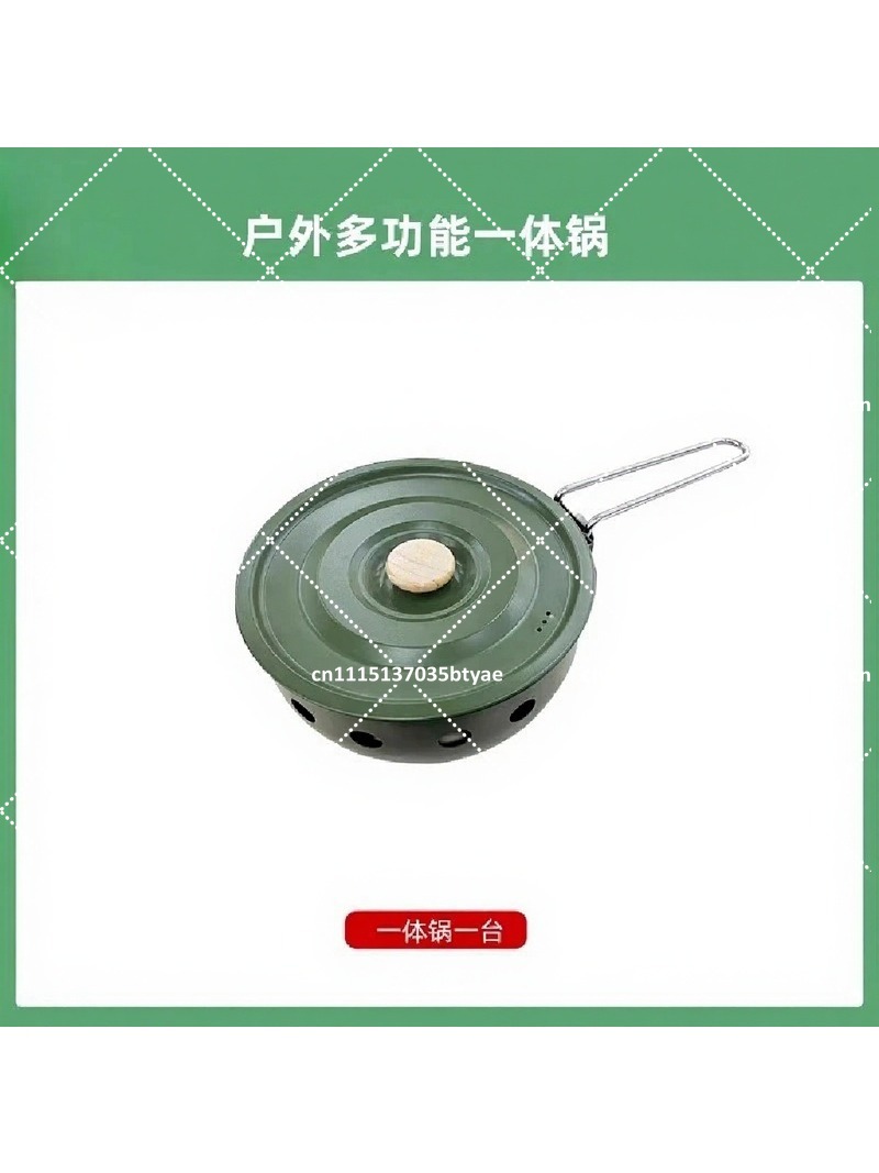 屋外での調理に最適な、ポータブルガスコンロ一体型鍋カセットと - Camping Outdoor Cooking Set のレビューと価格